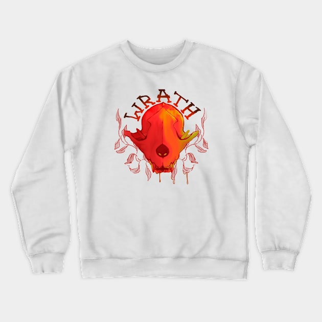 Wrath Crewneck Sweatshirt by outerspacie